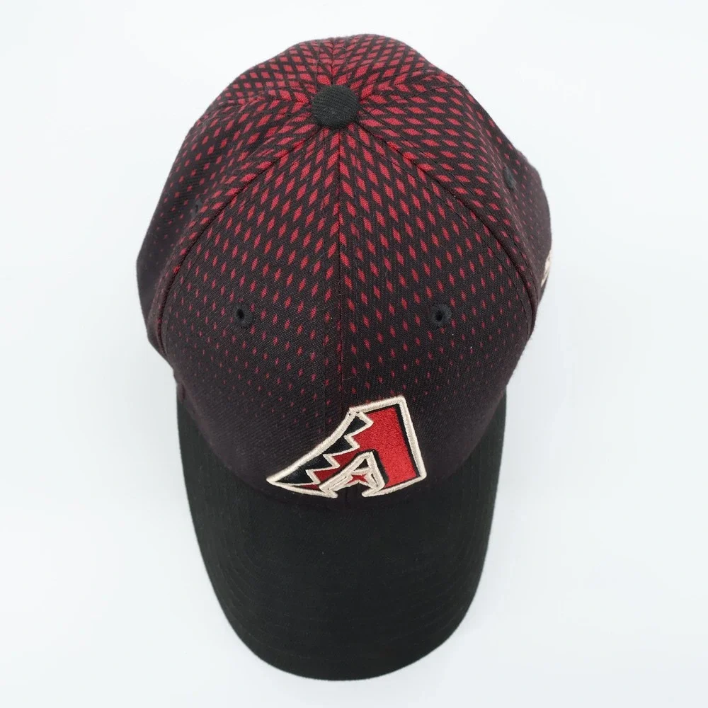 Arizona Diamondbacks MLB New Era 39THIRTY Flex Fit Hat Black‎ Red 